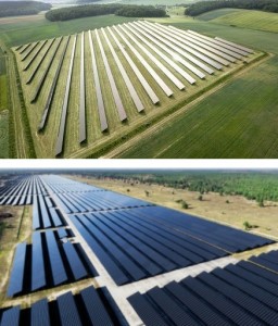 Row spacing back in 2005 (above) and 2015 (below)